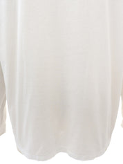 コットンロゴ刺繍ポロシャツ　ホワイト