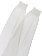 コットンロゴ刺繍ポロシャツ　ホワイト