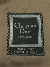 ウールロゴボタンジャケット　グレージュ