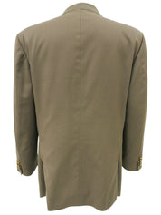 ウールロゴボタンジャケット グレージュ