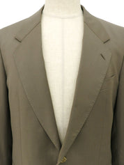 ウールロゴボタンジャケット　グレージュ