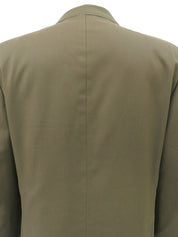 ウールロゴボタンジャケット グレージュ