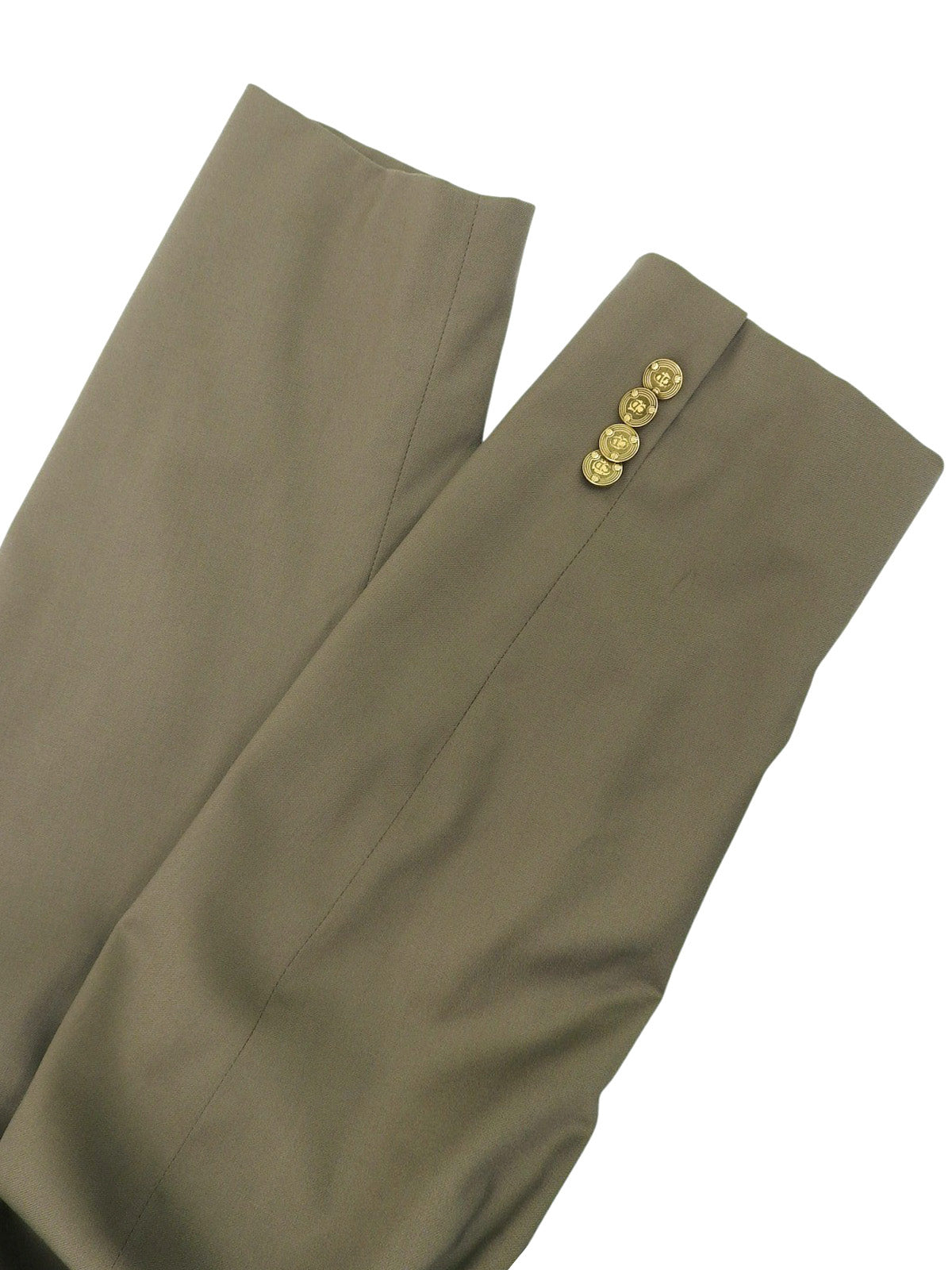 ウールロゴボタンジャケット　グレージュ