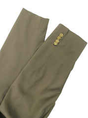 ウールロゴボタンジャケット　グレージュ