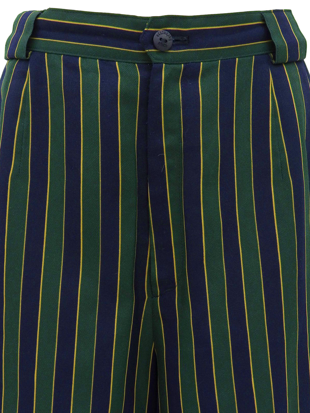 ストライプハーフパンツ グリーン/ネイビー