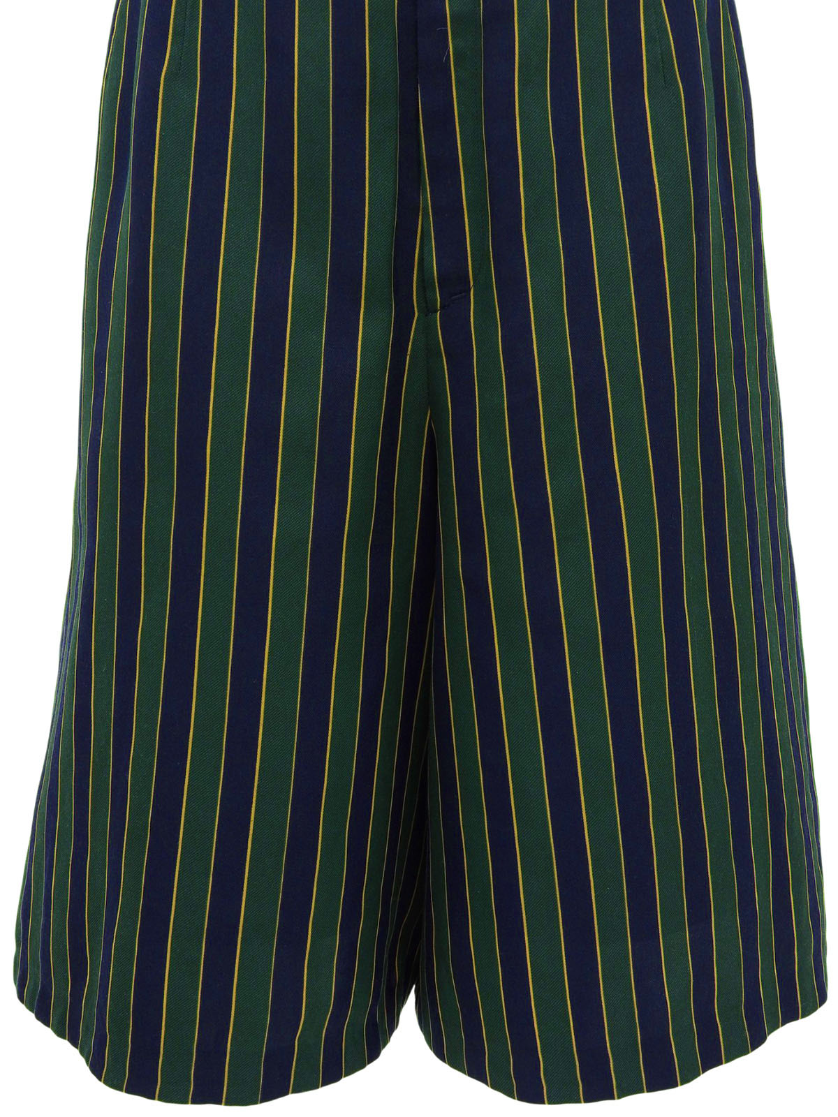 ストライプハーフパンツ グリーン/ネイビー