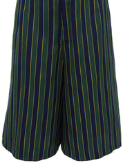 ストライプハーフパンツ グリーン/ネイビー