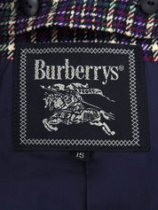 Wool Check Pattern Set-Up in Purple/Multi