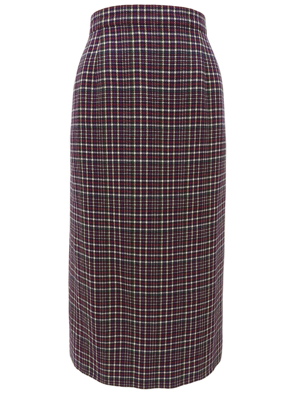 Wool Check Pattern Set-Up in Purple/Multi