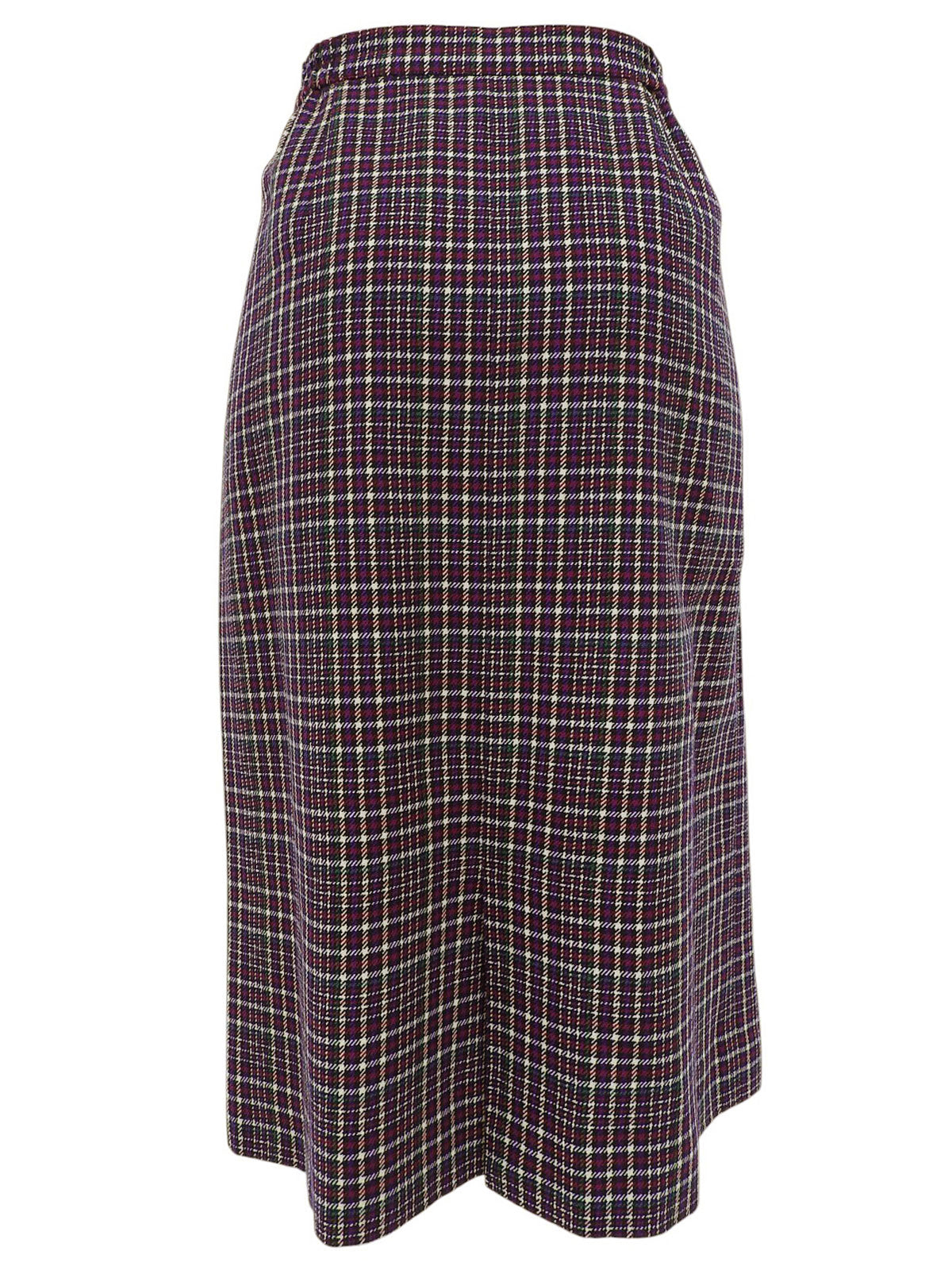 Wool Check Pattern Set-Up in Purple/Multi