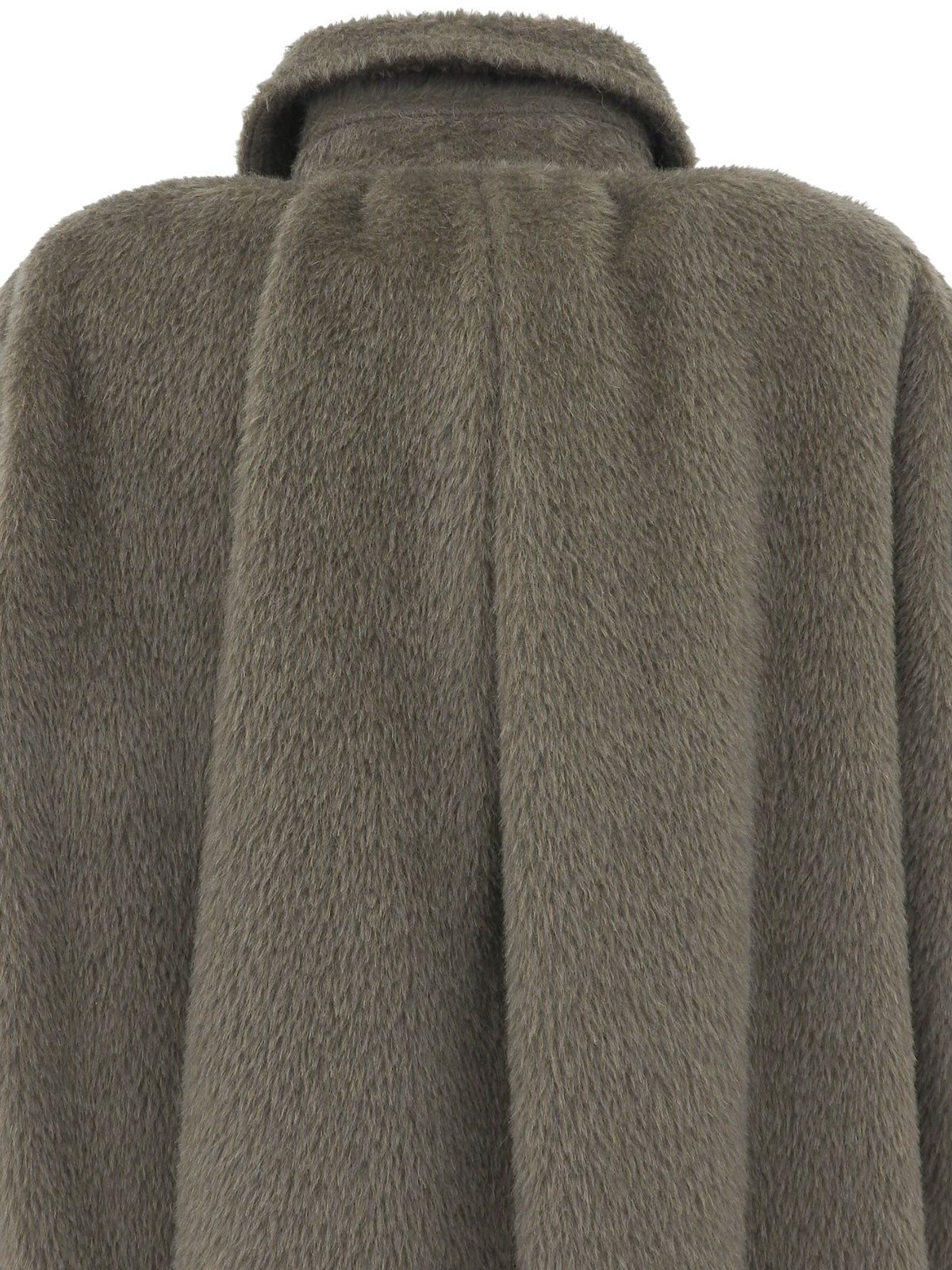 Brown wool long coat