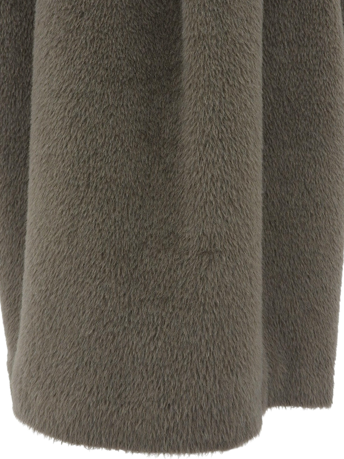 Brown wool long coat