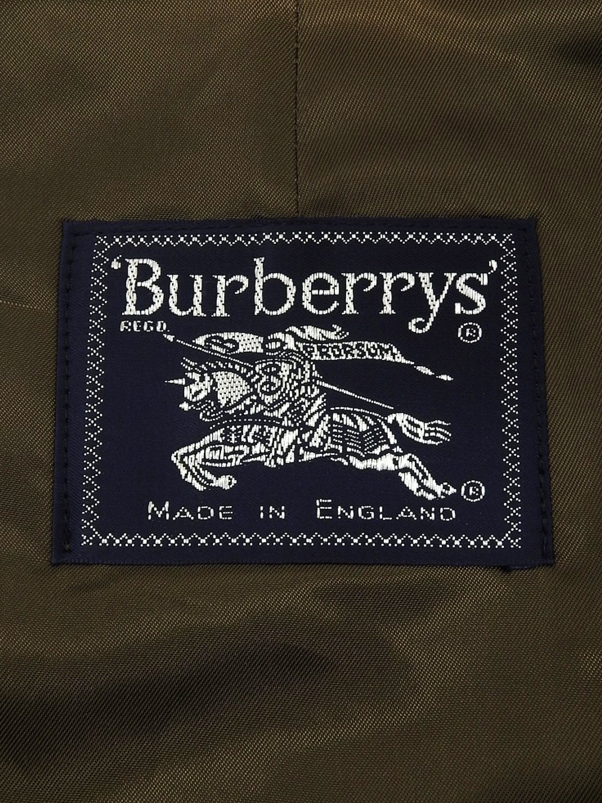 ノバチェックライニングトレンチコー カーキ