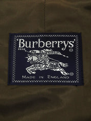 ノバチェックライニングトレンチコー カーキ