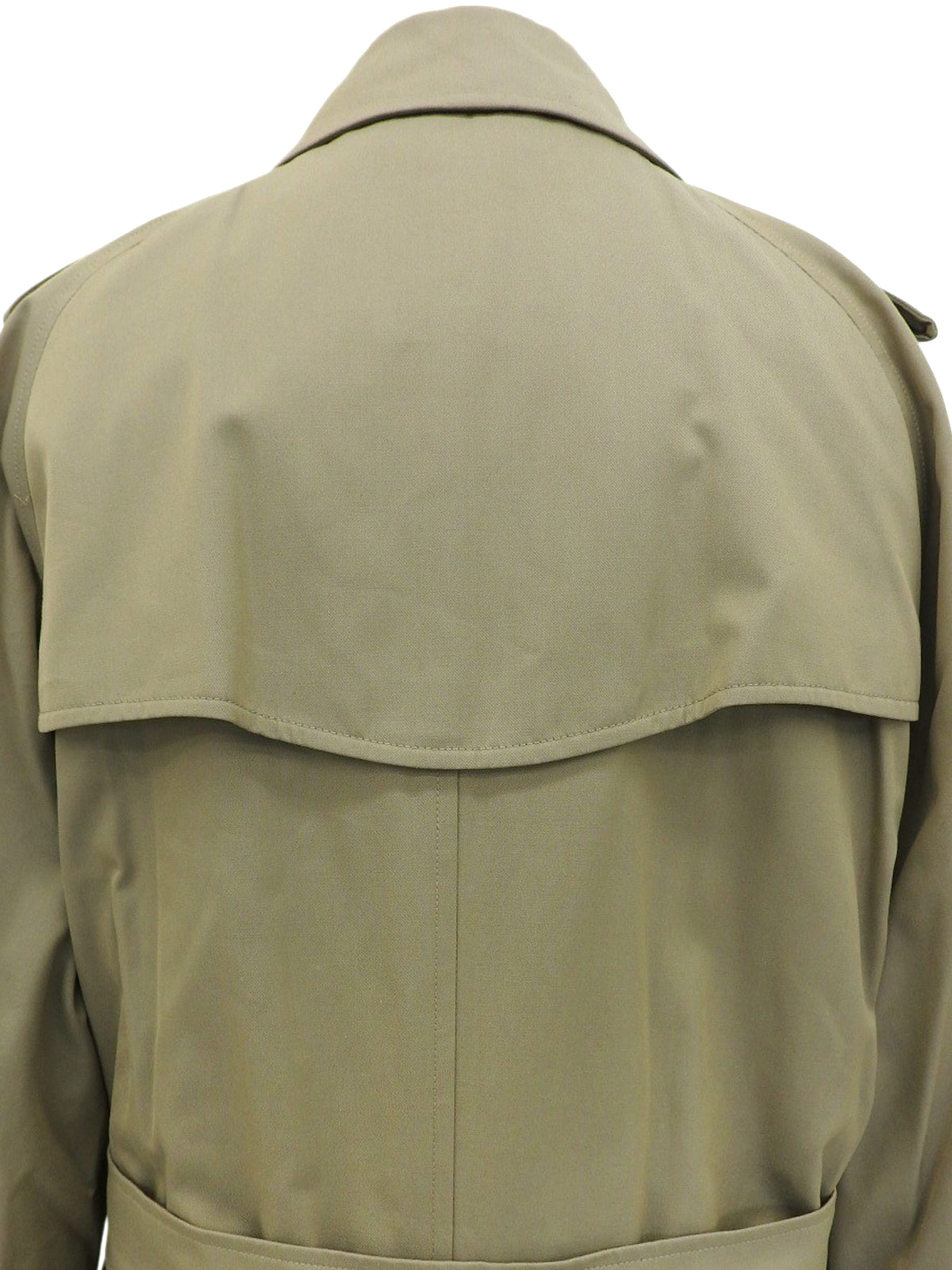 ノバチェックライニングトレンチコー カーキ