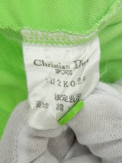 ロゴ刺繍ポロシャツ イエローグリーン