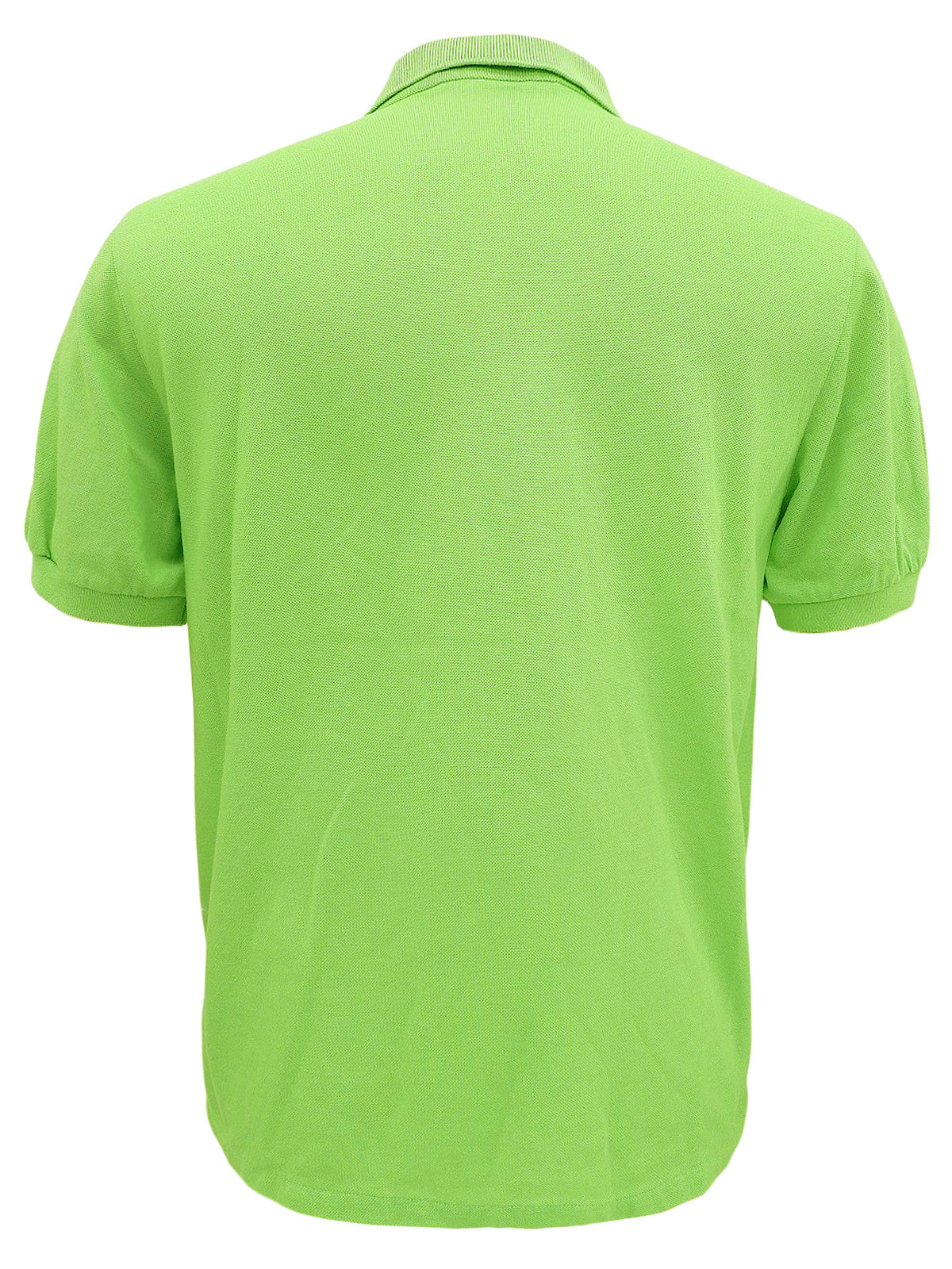 ロゴ刺繍ポロシャツ イエローグリーン