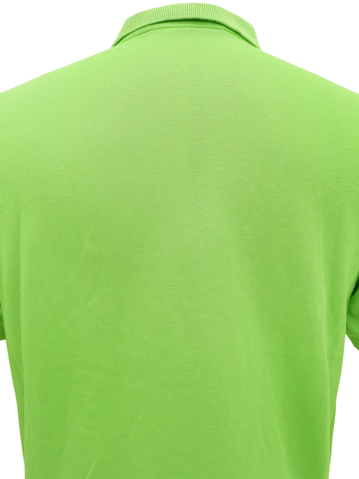 ロゴ刺繍ポロシャツ イエローグリーン