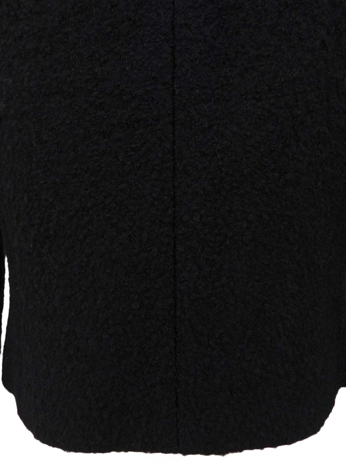 ウールショートジャケット　ブラック