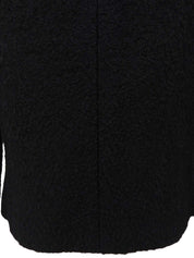 ウールショートジャケット　ブラック