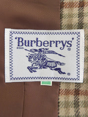 ウールチェックパターンセットアップ ベージュ/マルチ