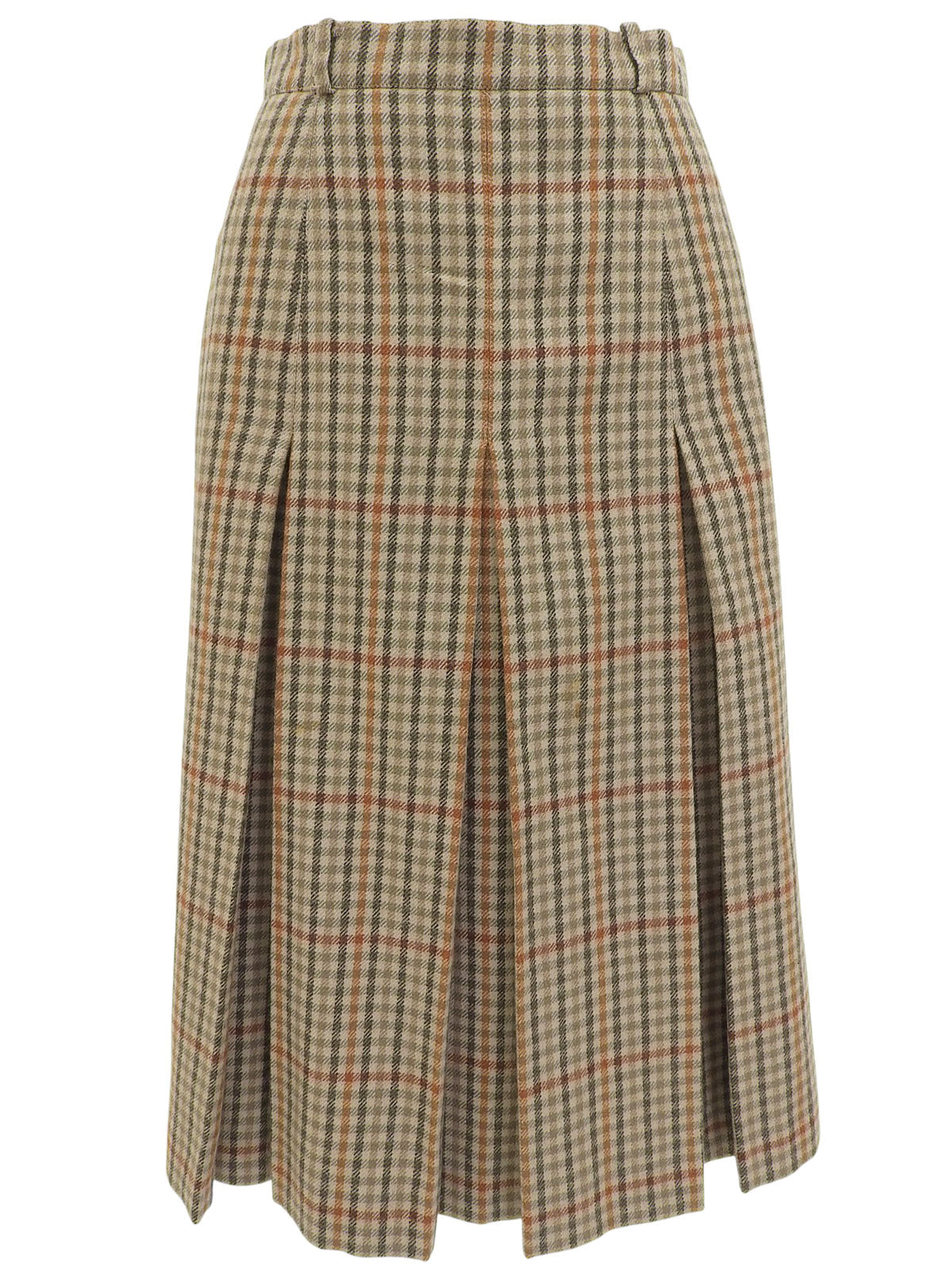 ウールチェックパターンセットアップ ベージュ/マルチ