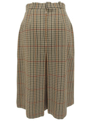 ウールチェックパターンセットアップ ベージュ/マルチ