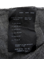 灰色蝙蝠袖针织上衣