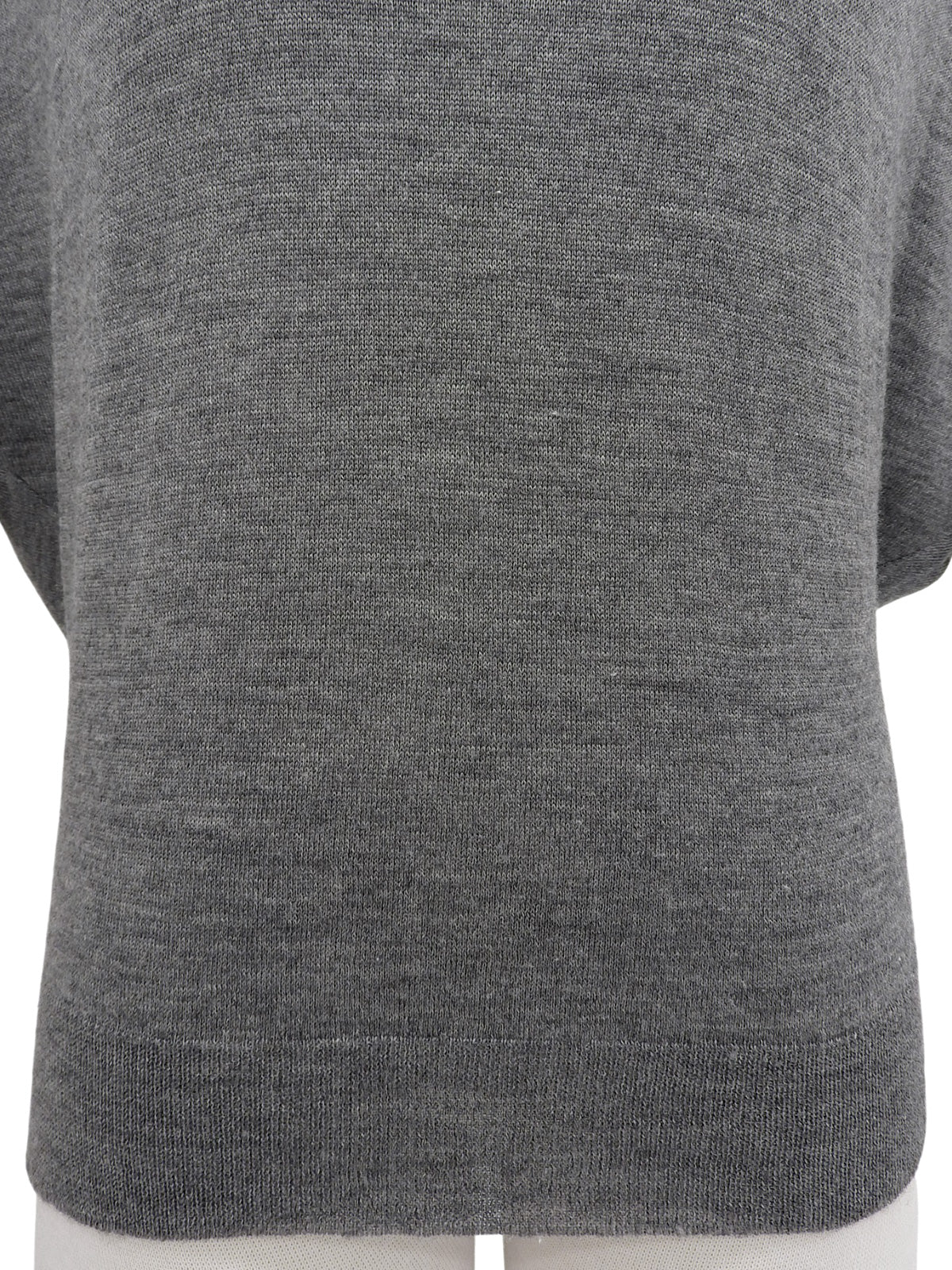 ドルマンスリーブニットトップス グレー