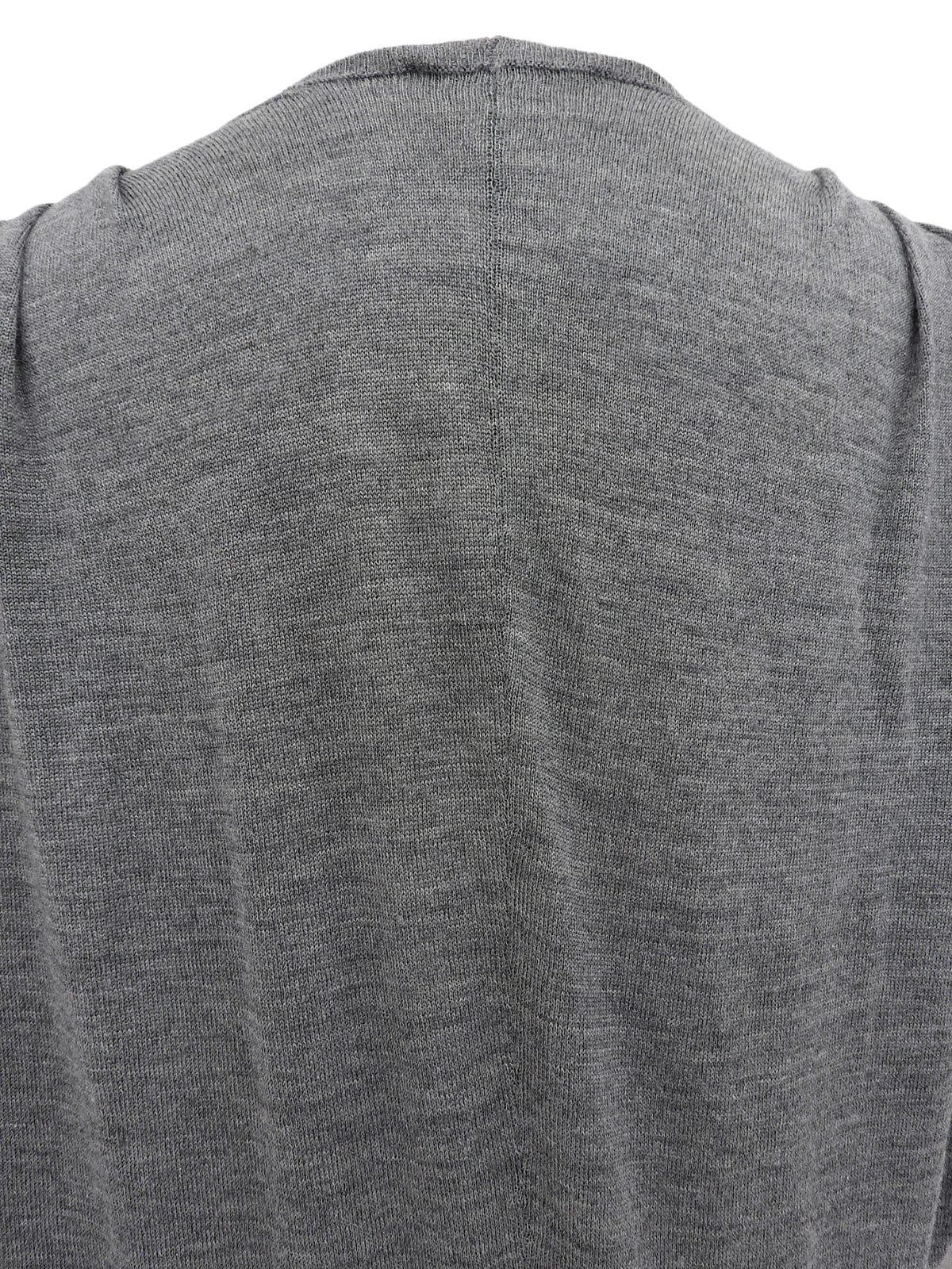 Dolman sleeve knit top in grey