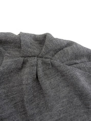 ドルマンスリーブニットトップス グレー