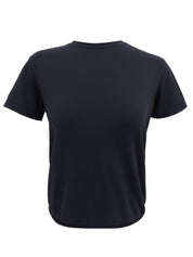 ロゴプレート半袖トップス ネイビー