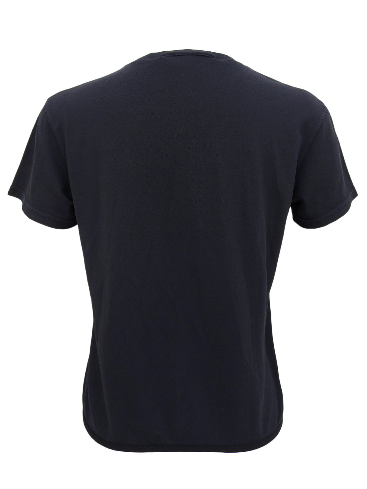 Navy Logo Plate Short Sleeve Top