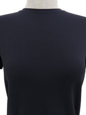 ロゴプレート半袖トップス ネイビー