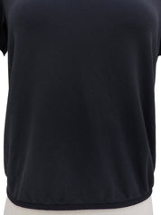 海军蓝Logo铭牌短袖上衣