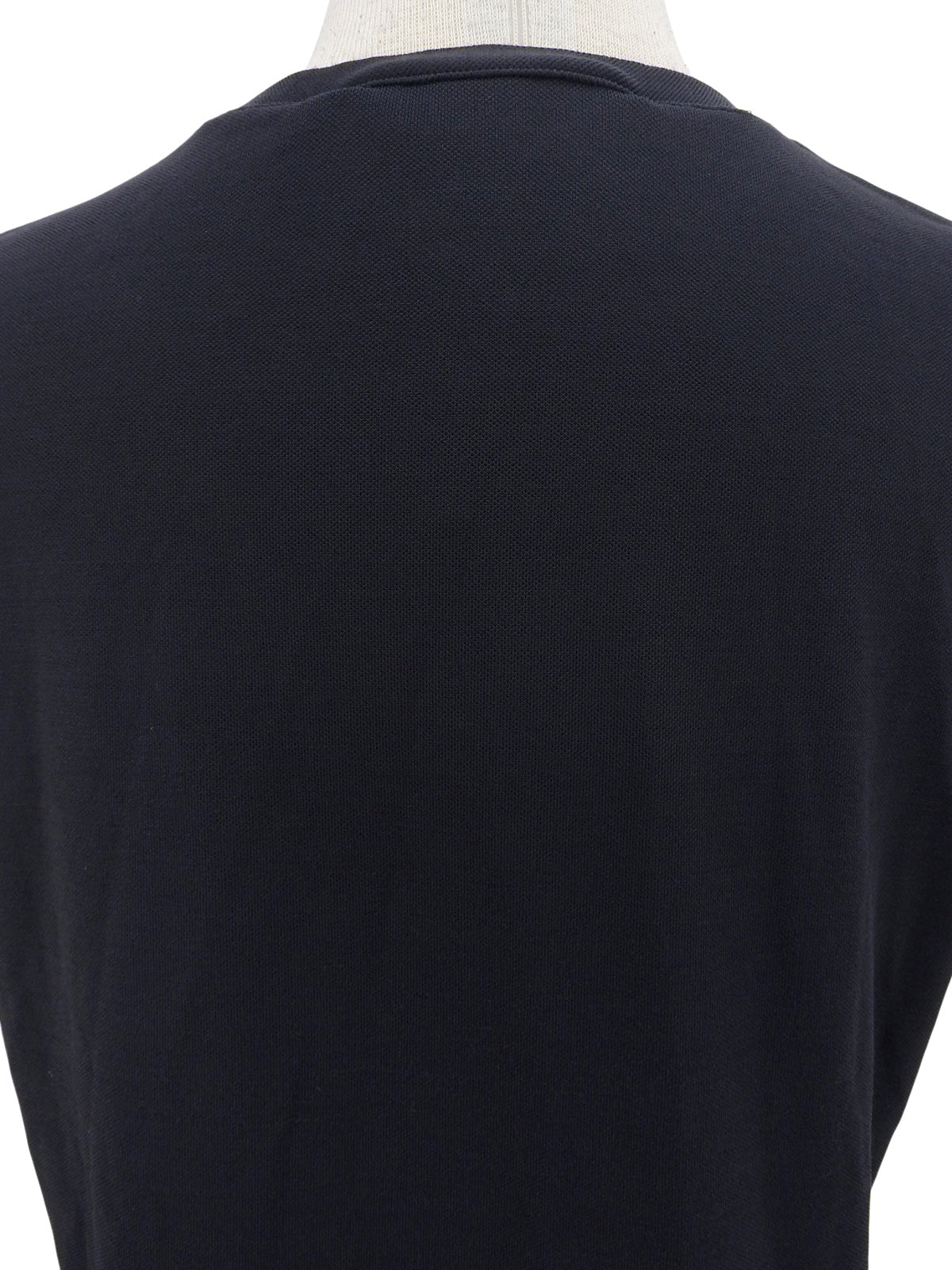 Navy Logo Plate Short Sleeve Top