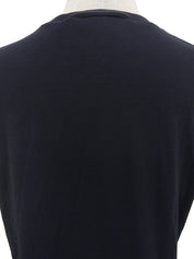 Navy Logo Plate Short Sleeve Top