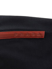 海军蓝Logo铭牌短袖上衣