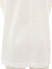 コットンロゴプリントハーフスリーブトップス ホワイト