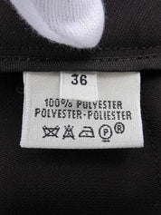 Side-Zip Slacks Pants Dark Brown