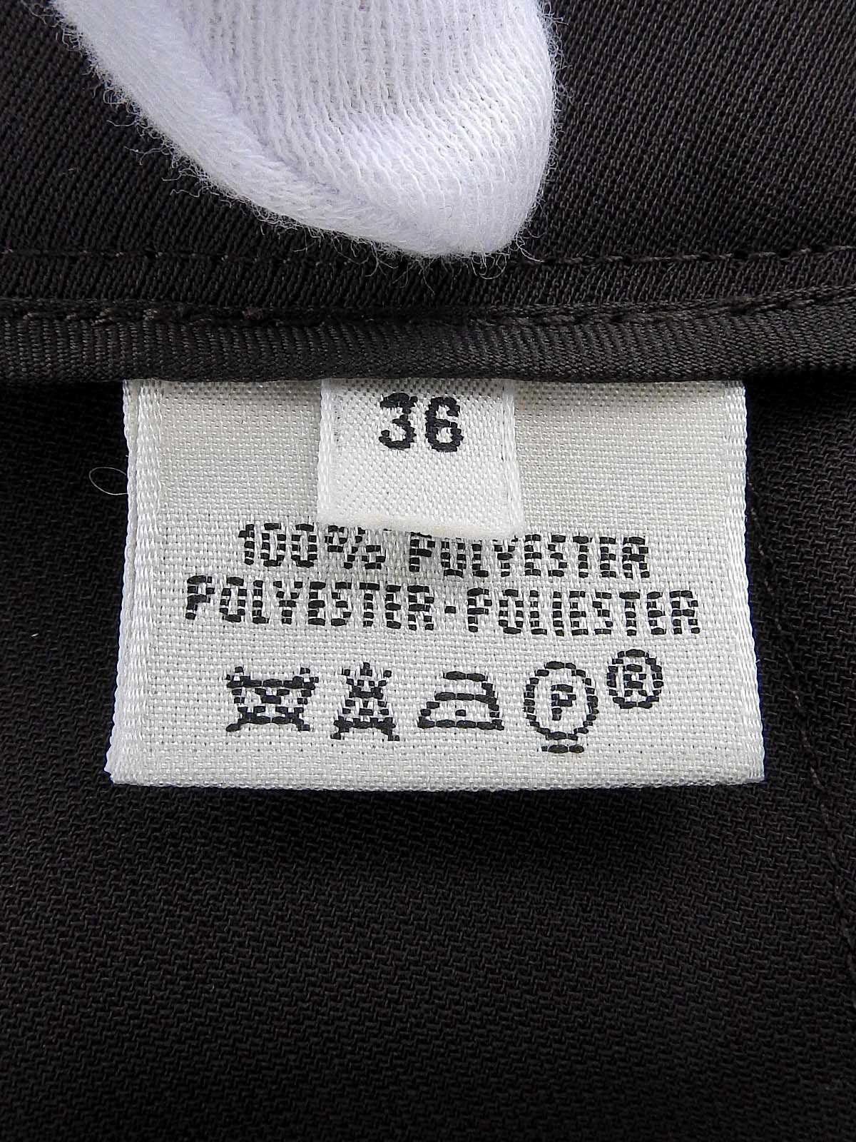 サイドジップスラックスパンツ ダークブラウン