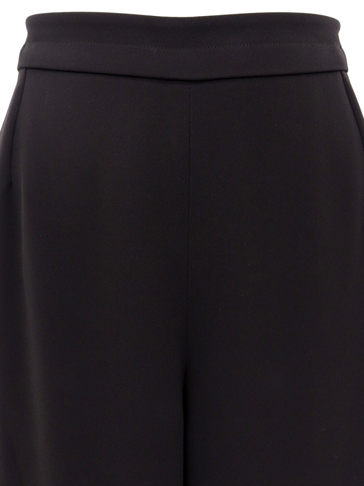 Side-Zip Slacks Pants Dark Brown