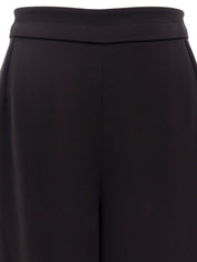 Side-Zip Slacks Pants Dark Brown