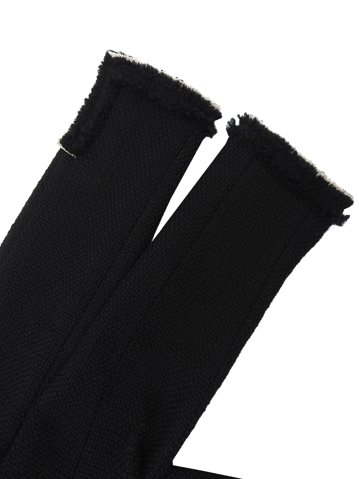 ウールツイードトリムデザインジャケット　ブラック