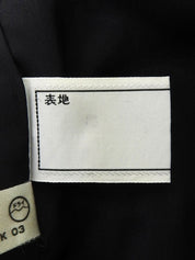 ブロックチェックパターンダブルブレストジャケット ブラック/パープル/グレー