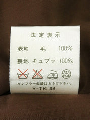 ウールセットアップ ブラウン