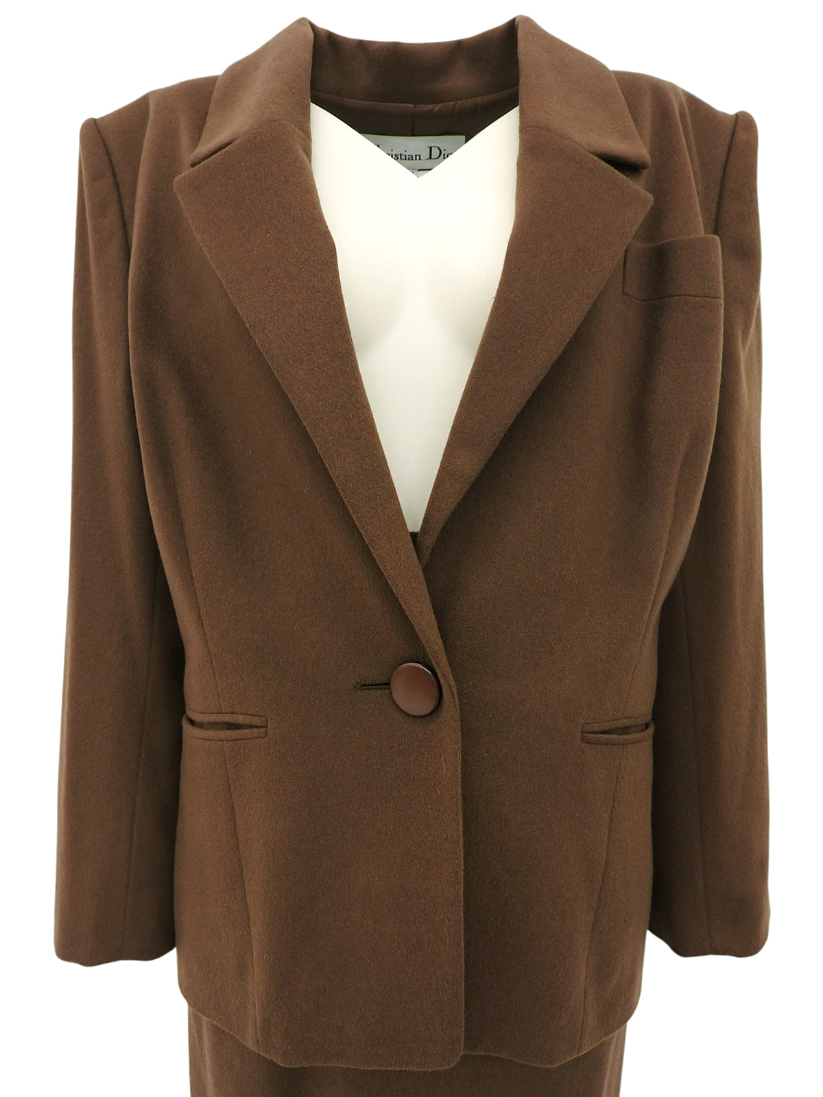 ウールセットアップ ブラウン