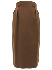 ウールセットアップ　ブラウン