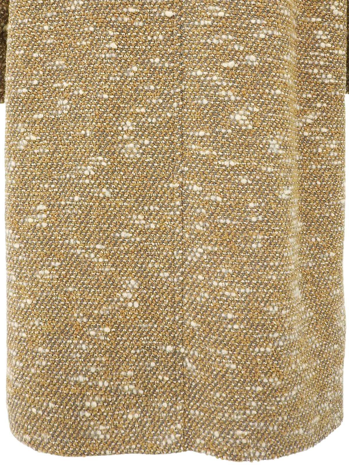 1996年製 ツイードCCマークボタンロングコート ベージュ/グレー