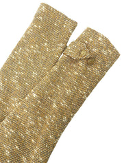 1996年製 ツイードCCマークボタンロングコート ベージュ/グレー